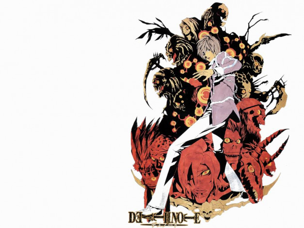 Обои картинки фото dn74, аниме, death, note