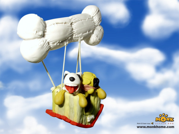 Обои картинки фото мультфильмы, monk