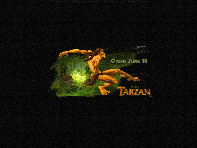 Обои картинки фото мультфильмы, tarzan