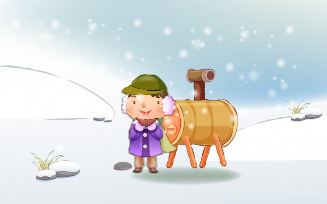 Обои картинки фото рисованные, люди