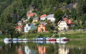 Картинка bad schandau germany города пейзажи