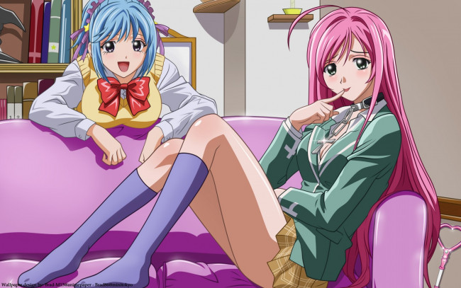 Обои картинки фото аниме, rosario, vampire