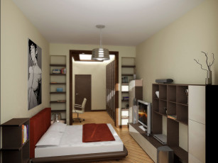 Картинка интерьер спальня