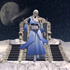 Картинка 3д графика elves эльфы эльф луна лесница