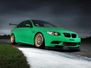 Картинка ind bmw m3 coupe green hell автомобили