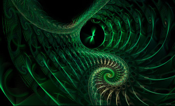 Картинка 3д графика fractal фракталы узор