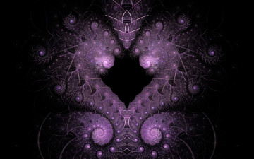 Картинка 3д графика fractal фракталы абстракция узор