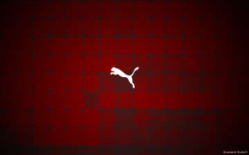 обоя бренды, puma, эмблема, логотипклетки, красный