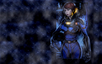 Картинка прометей фэнтези девушки космос скафандр prometheus девушка