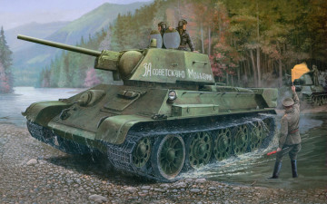 Картинка рисованные армия брод