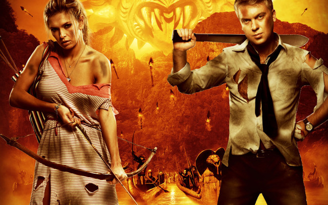 Обои картинки фото джунгли, кино, фильмы, сергей, светлаков, вера, брежнева