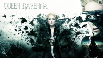 Картинка кино фильмы snow white and the huntsman королева актриса charlize theron кинжал вороны равенна