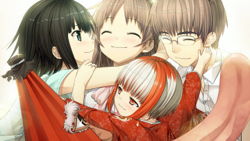 Картинка monobeno аниме девушки