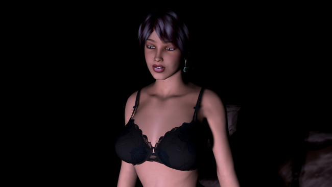 Обои картинки фото 3д, графика, people, люди, лифчик, девушка