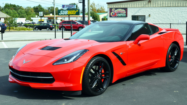 Обои картинки фото corvette, автомобили, сша, general, motors, спорткар