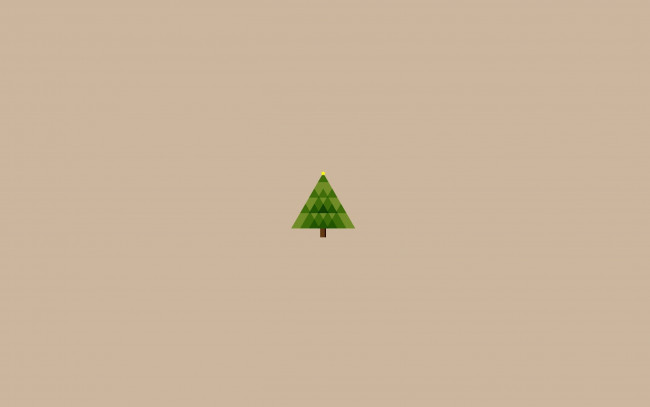 Обои картинки фото рисованные, минимализм, ель