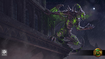 Картинка видео+игры heroes+of+newerth s2 games герои новоземья moba луна дождь blood hunter gargoyle heroes of newerth