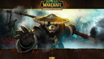 Картинка world+of+warcraft +mists+of+pandaria видео+игры шляпа панда взгляд