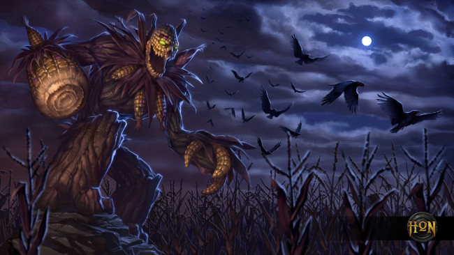 Обои картинки фото видео игры, heroes of newerth, deadwood, hon, cornstalker, heroes, of, newerth, halloween