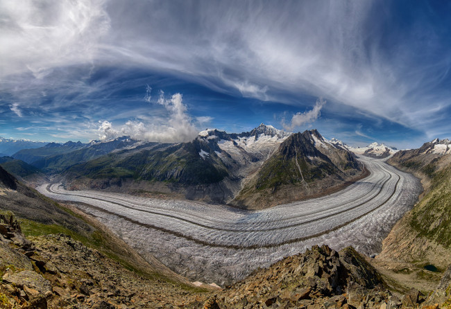 Обои картинки фото природа, горы, глетчер