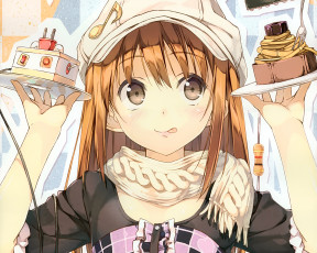 Картинка аниме kantoku+ artbook девочка kantoku арт