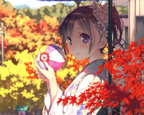 Картинка аниме kantoku+ artbook kantoku девочка арт