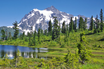 Картинка природа реки озера река лес горы