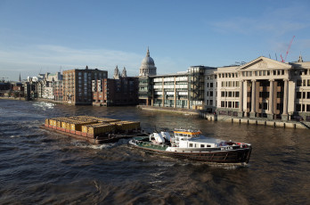 Картинка корабли баржи канал баржа