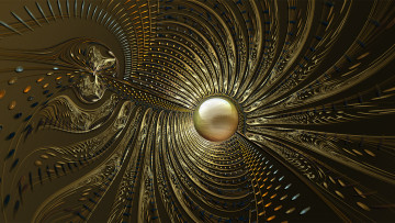 Картинка 3д+графика фракталы+ fractal фон узор цвета