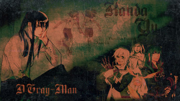 Картинка аниме +gray-man тимкампи allen walker парень воин экзорцист kanda