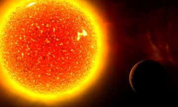 Картинка космос солнце вселенная звезды галактика планеты