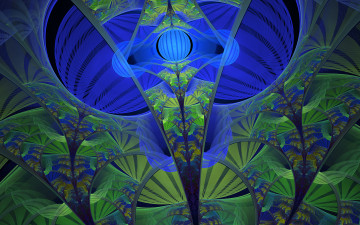 Картинка 3д+графика фракталы+ fractal узор фон цвета