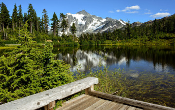 Картинка природа реки озера река лес горы