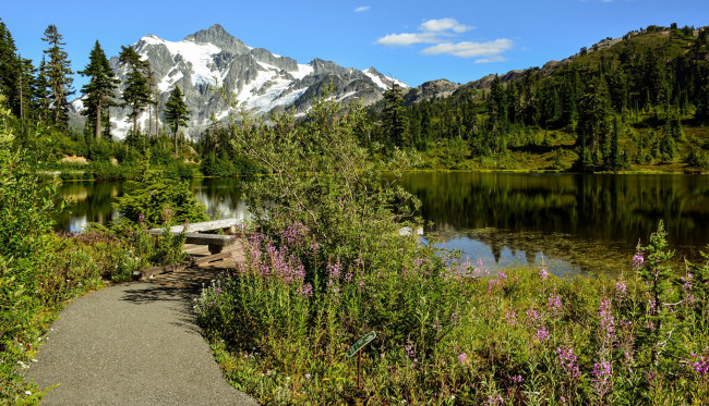 Обои картинки фото природа, реки, озера, горы, река, лес