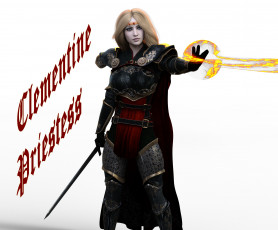 Картинка 3д+графика фантазия+ fantasy фон взгляд девушка