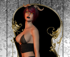 Картинка 3д+графика существа+ creatures взгляд кастаника фон