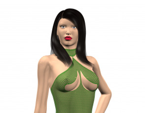 Картинка 3д+графика люди+ people фон взгляд девушка