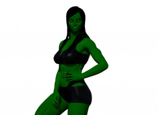 Картинка 3д+графика существа+ creatures халк фон взгляд