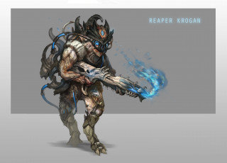 Картинка видео+игры mass+effect существо фон