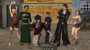 Картинка 3д+графика фантазия+ fantasy люди