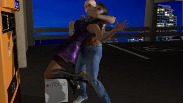 Картинка 3д+графика люди+ people мужчина взгляд фон девушка