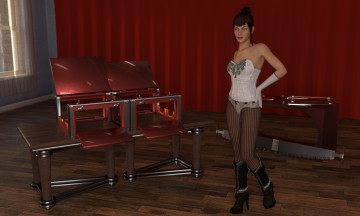 Картинка 3д+графика люди+ people фон взгляд девушка