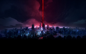 Картинка agents+of+mayhem видео+игры город