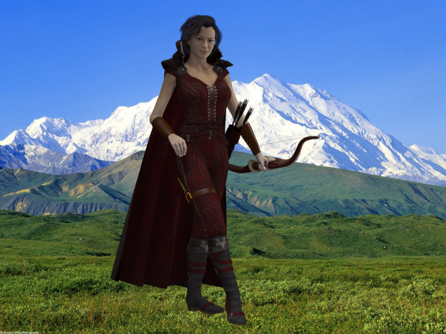 Обои картинки фото 3д графика, абстракция , abstract, фон, взгляд, девушка