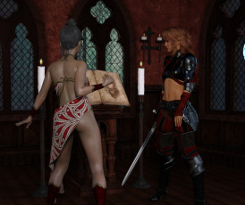 Картинка 3д+графика фантазия+ fantasy фон взгляд девушка