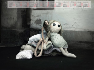 Картинка календари девушки матрац подушка кукла 2018 игрушка