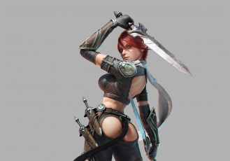 Картинка 3д+графика эльфы+ elves оружие фон взгляд эльфийка