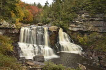 Картинка природа водопады простор