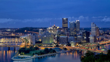 обоя pittsburg, города, питтсбург , сша, панорама