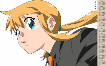 Картинка календари аниме лицо взгляд девочка 2018